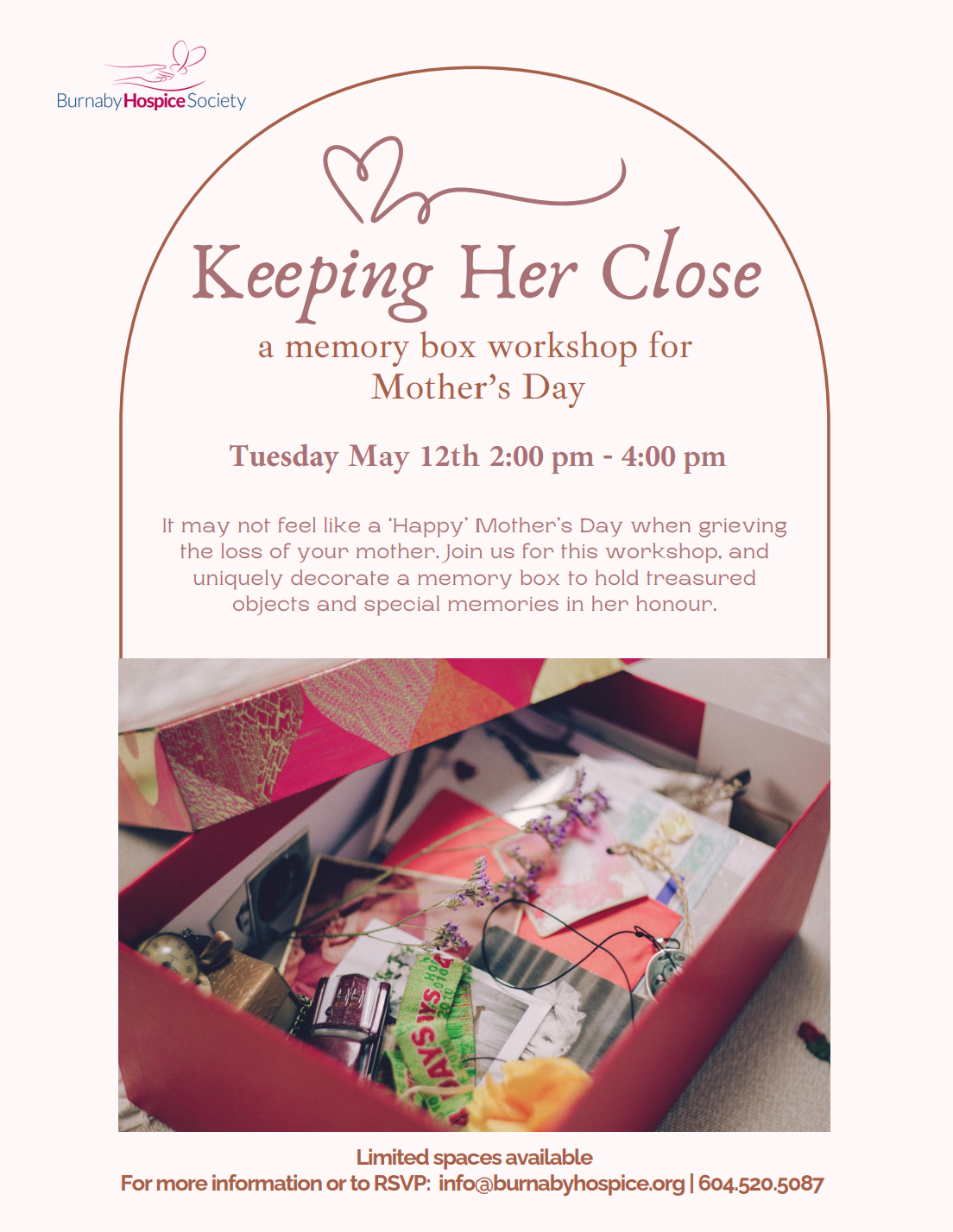 Burnaby Hospice Mothers Day Event featured image